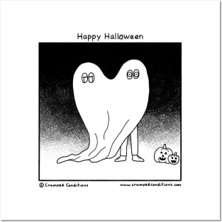Happy Halloween Ghost Posters and Art